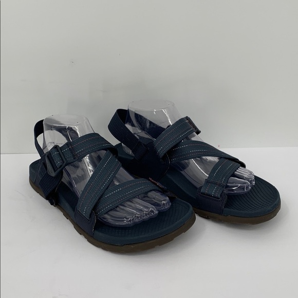 Chaco Lowdown lug sandal shoe strappy comfort navy blue outdoor hiking men 9 main image 6